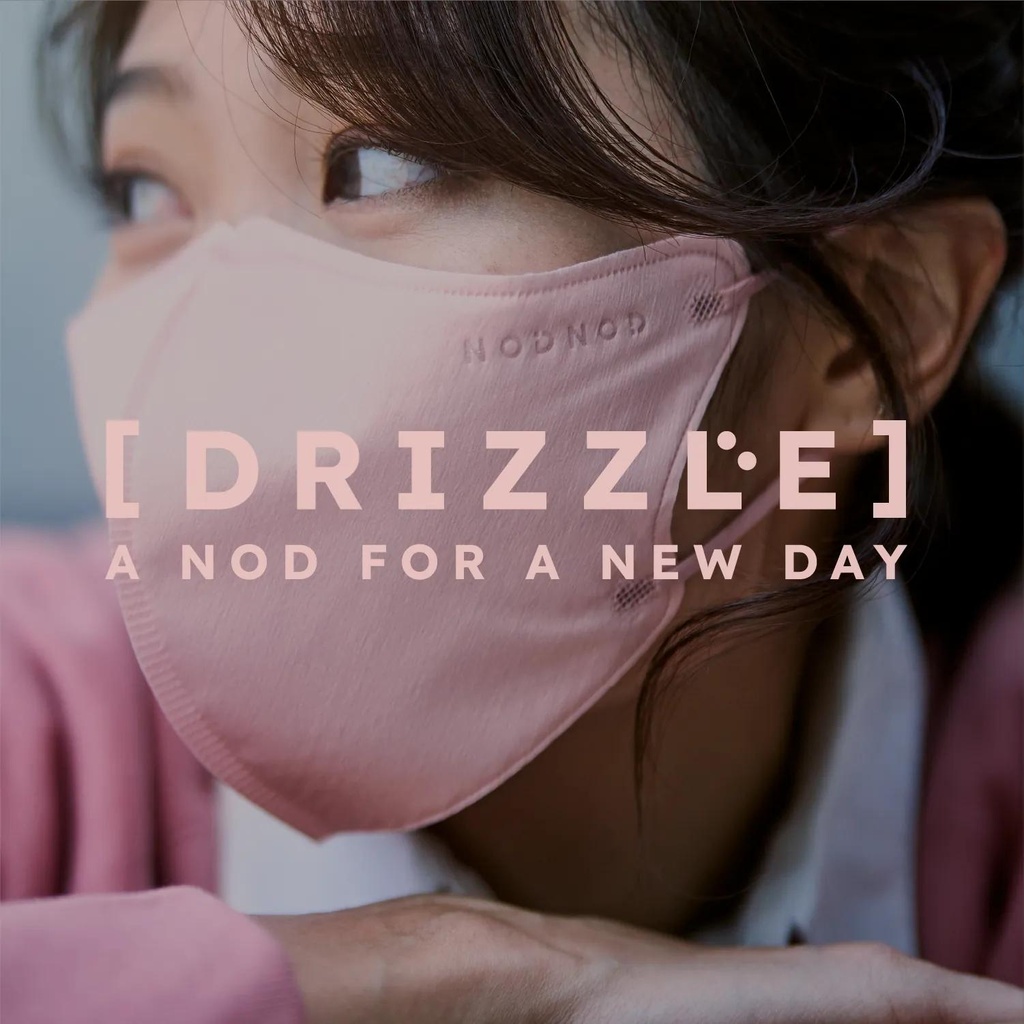 A Nod for Drizzle // 3D Filtering Mask ( Pink & Light Pink ) - Size M/L