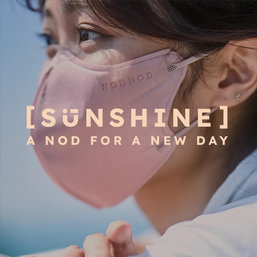 A Nod for Sunshine // 3D Filtering Mask ( Beige & Light Beige ) - Size M/L